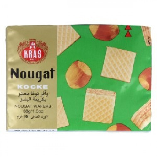 ويفر نوقا محشي بالبندق