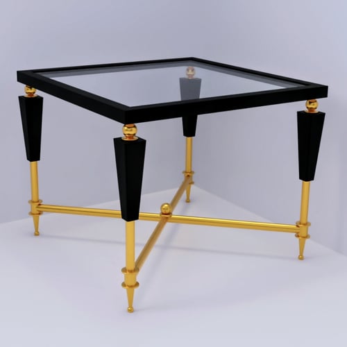 طاولة حديد زاوية