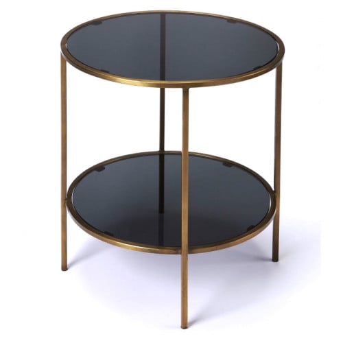 طاولة جانبية دائرية حديد