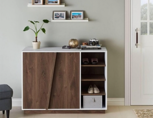 دولاب احذية مع رفوف