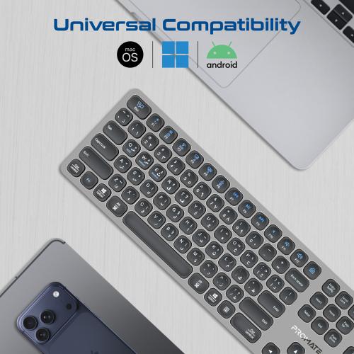 ProKeys-X2 - لوحة مفاتيح لاسلكية بالحجم الكامل، تأ...