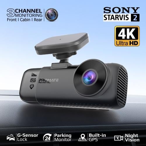 Rovex-S3 -أفضل كاميرا سيارة بدقة‎4K Ultra HD‎ بثلا...