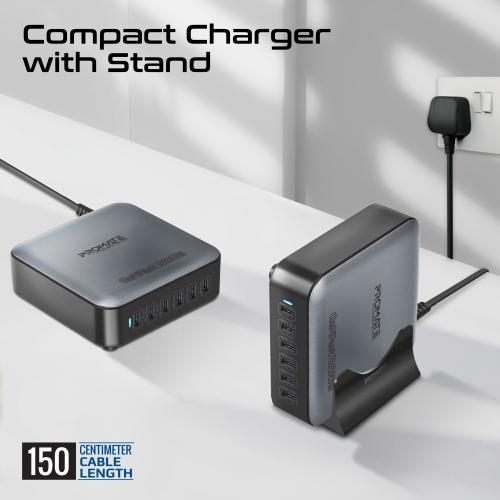 PowerBase-GaN285 - محطة شحن مكتبية بقوة ‎285‎ واط...