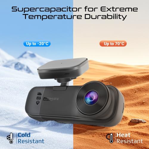 Rovex-H3 كاميرا سيارة ثلاثية العدسات بدقة ‎4K‎ لتص...