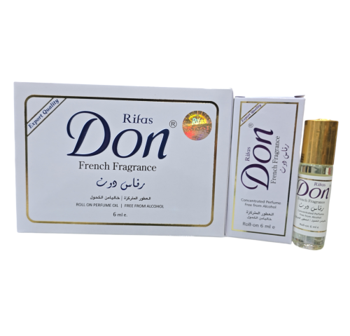عطر دون رول اون برفيوم خالي من الكحول درزن 6مل × 1...