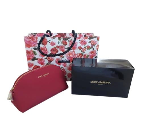 شنطة يد دولسي غابانا ميكب حجم 17×13 سم تقريبا مع ك...