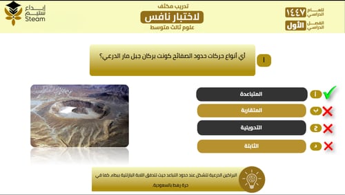 بوربوينت تفاعلي علوم ثالث متوسط - نافس