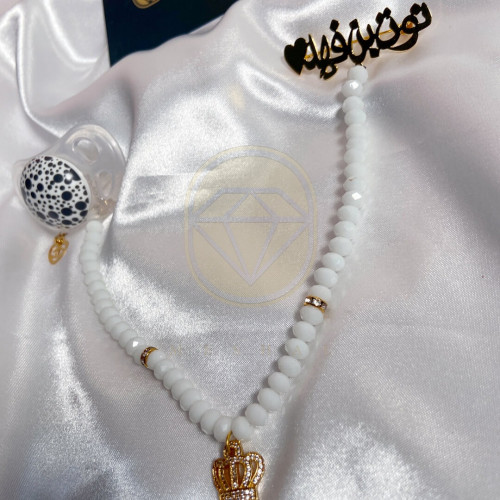 بروش مصاصة مطلي بالذهب بالأسم حسب طلبك