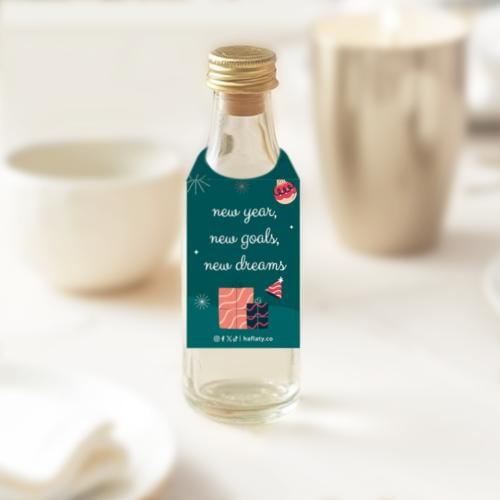 تعليقة مياه ثيم رأس السنة الأخضر - 24 حبة