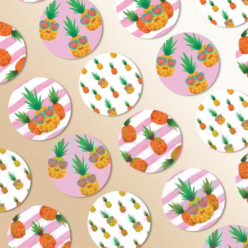 ثيم الأناناس - ملفات رقمية جاهزة للتنزيل