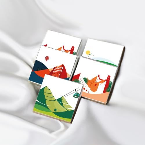 ستكيرز الشيكولاتة ثيم اليوم الوطني - 24 حبة