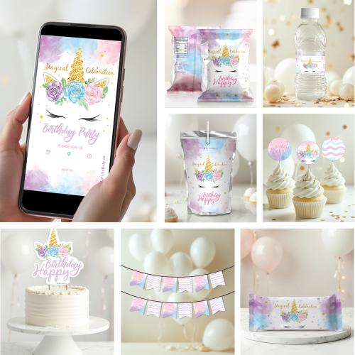 ثيم اليونيكورن - ملفات رقمية جاهزة للتنزيل