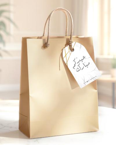 كروت تعليق ثيم العيد الرخامي - 30 حبة