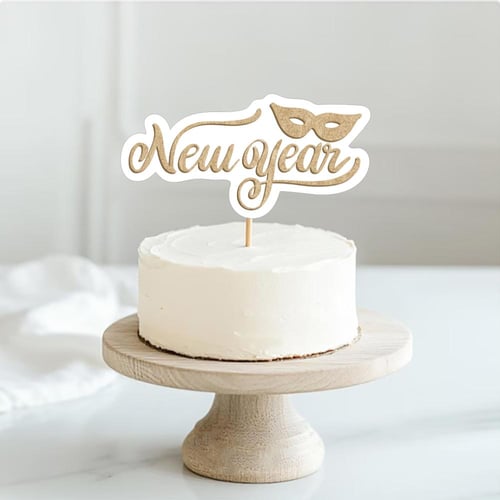 ثيم رأس السنة الذهبي ، مطبوع جاهز للتوصيل