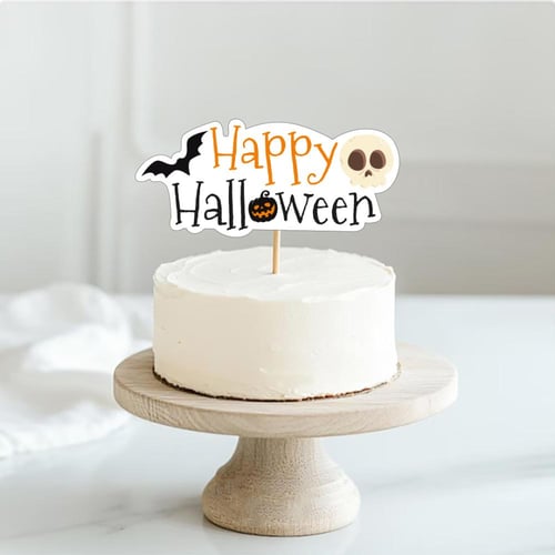 ثيم الهالوين البرتقالي ، مطبوع جاهز للتوصيل