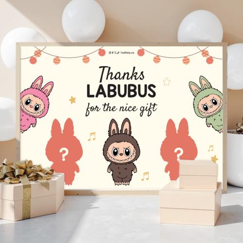 لوحة ركن الهدايا ثيم لابوبو