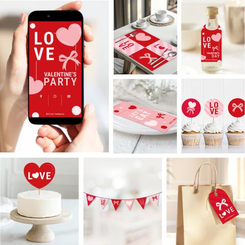 ثيم يوم الحب الأحمر - ملفات رقمية جاهزة للتنزيل