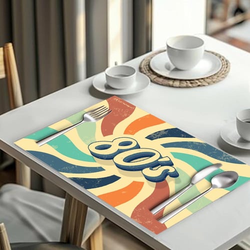 ثيم الثمانينات ، مطبوع جاهز للتوصيل