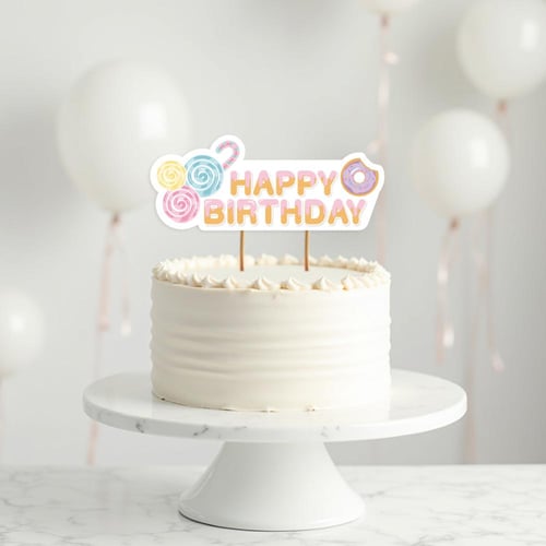 ثيم الحلويات ، مطبوع جاهز للتوصيل