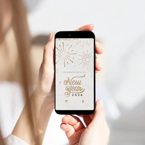 ثيم رأس السنة الذهبي ، مطبوع جاهز للتوصيل