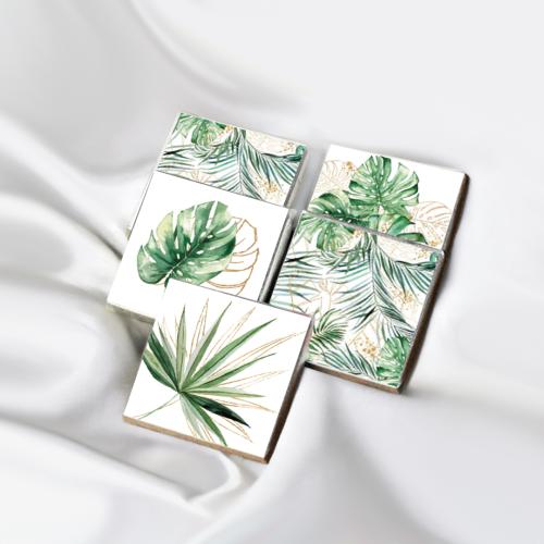 ستكير الشيكولاتة ثيم الشجر الأستوائي - 24 حبة