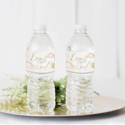 ثيم كشف الجنين الأنيق ، مطبوع جاهز للتوصيل