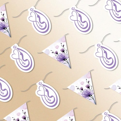 ثيم يوم الأم البنفسجي - ملفات رقمية جاهزة للتنزيل