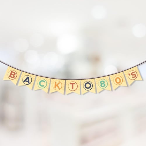 ثيم الثمانينات ، مطبوع جاهز للتوصيل