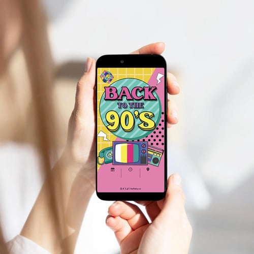 ثيم التسعينات ، مطبوع جاهز للتوصيل