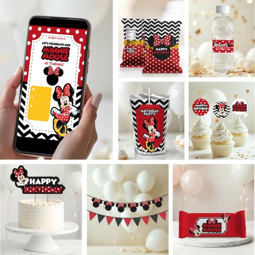 ثيم ميني ماوس ، مطبوع جاهز للتوصيل