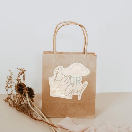 ثيم كشف الجنين الأنيق ، مطبوع جاهز للتوصيل