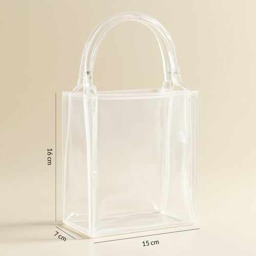 شنطة التوزيعات الشفافة اليوم الوطني الشعبي ، مطبوع...