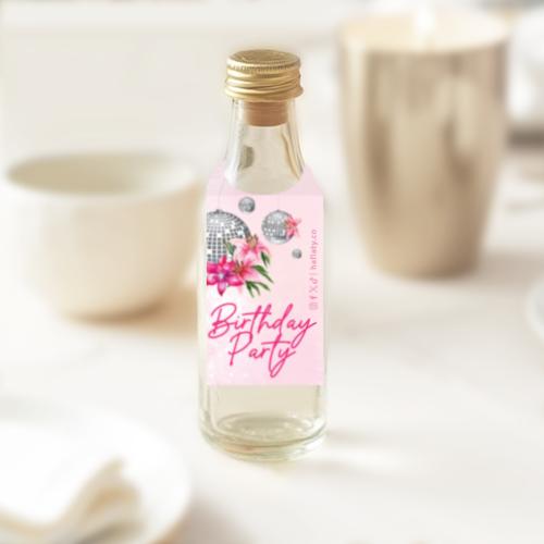 تعليقة مياه ثيم كرة الديسكو والورود - 24 حبة