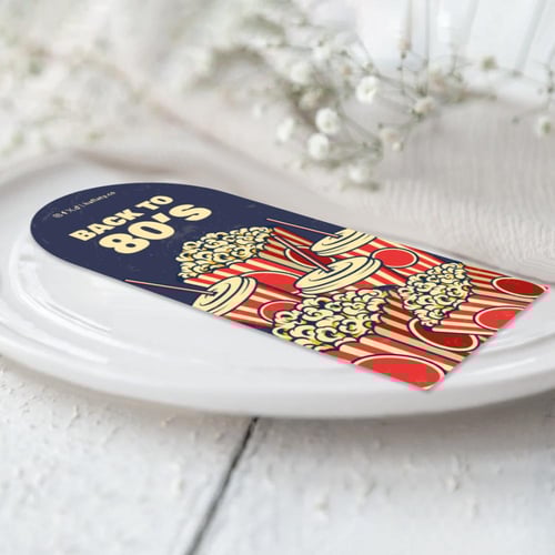 ثيم الثمانينات ، مطبوع جاهز للتوصيل