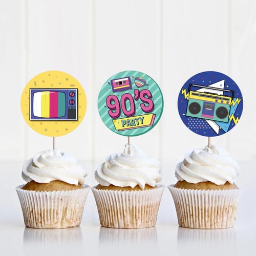 ثيم التسعينات ، مطبوع جاهز للتوصيل