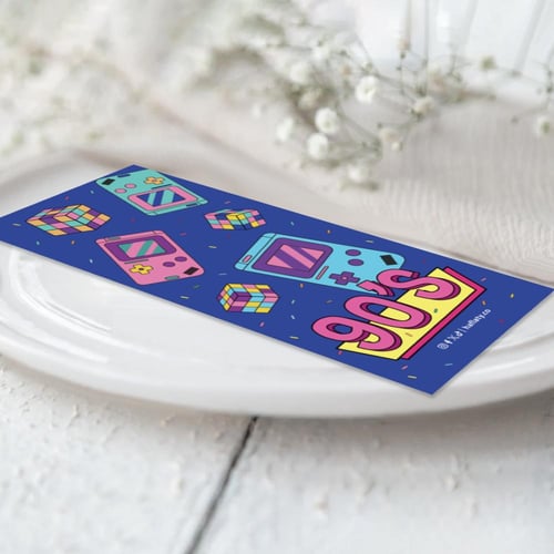 ثيم التسعينات ، مطبوع جاهز للتوصيل