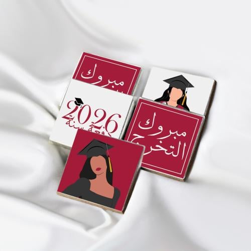 ستكير الشيكولاتة التخرج العودي - 24 حبة