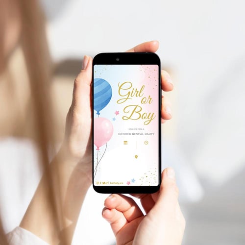 كشف الجنين ثيم الباستيل ، مطبوع جاهز للتوصيل