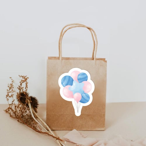 كشف الجنين ثيم الباستيل ، مطبوع جاهز للتوصيل