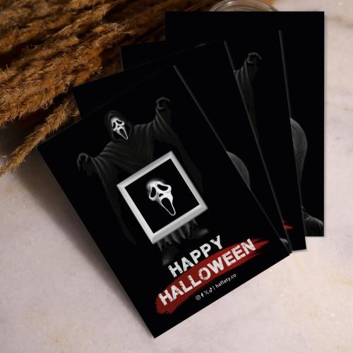 توزيعات ثيم الهالوين سكريم ، مطبوع جاهز للتوصيل