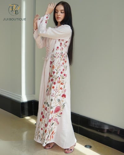 فستان ياسمين الدخيل - وردي