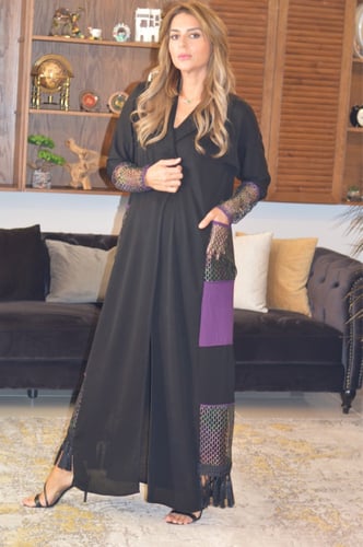 عباية عصرية بشبك