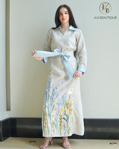 فستان العيد بورود