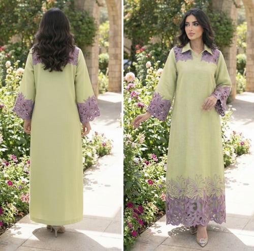 ثوب تطريز مع جوبير