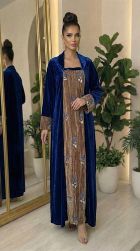 ثوب مخمل مع شك