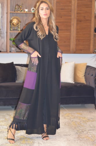 عباية عصرية بشبك