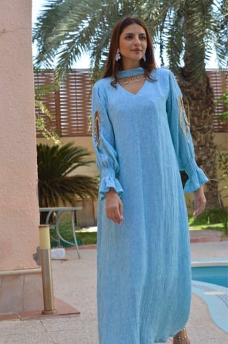 فستان باولو سماوي