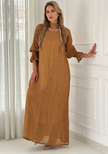 فستان برقبة لولو