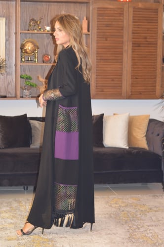 عباية عصرية بشبك