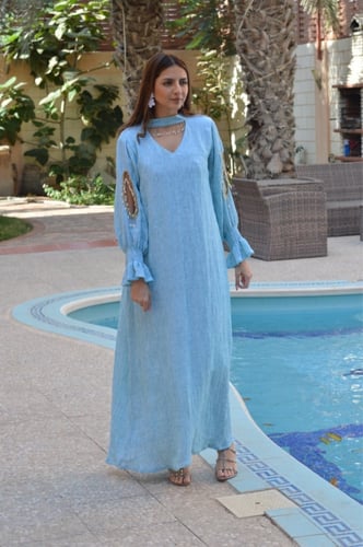 فستان باولو سماوي